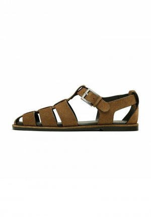 Трекинговые сандалии , цвет brown Massimo Dutti
