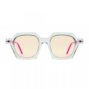 Солнцезащитные очки , розовый, зеленый Kuboraum. Цвет: розовый/зеленый