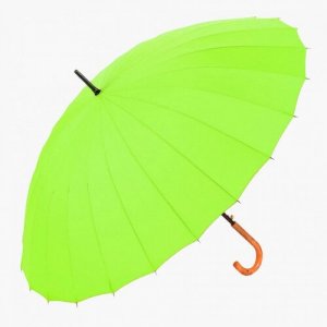 Зонт-трость , полуавтомат, для женщин, зеленый Euroclim. Цвет: зеленый/салатовый