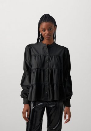 Блузка-рубашка PCSILLA , цвет black Pieces