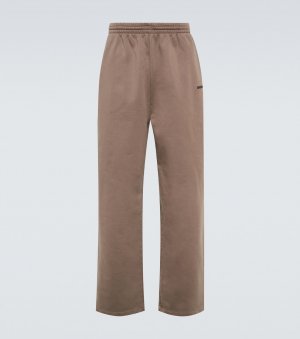 Большие флисовые спортивные штаны , коричневый Balenciaga