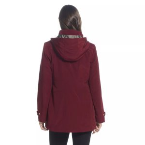 Женская короткая куртка-дождевик , красный Gallery
