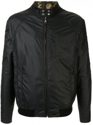 Двусторонняя куртка с камуфляжным принтом Louis Vuitton. Цвет: черный