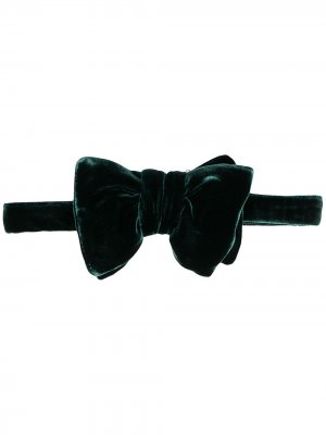 Бархатный галстук-бабочка Tom Ford. Цвет: зеленый
