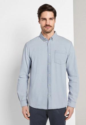 Рубашка джинсовая Tom Tailor. Цвет: голубой