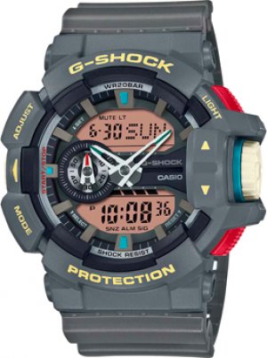 Японские наручные мужские часы GA-400PC-8A. Коллекция G-Shock Casio