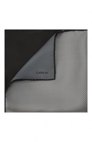 Шелковый платок Lanvin. Цвет: серый