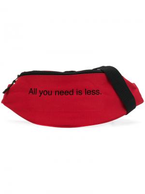 Поясная сумка All You Need Is Less F.A.M.T.. Цвет: красный