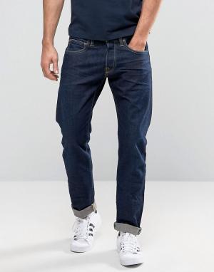 Зауженные джинсы из селвидж-денима ED-55 Rainbow Edwin. Цвет: синий