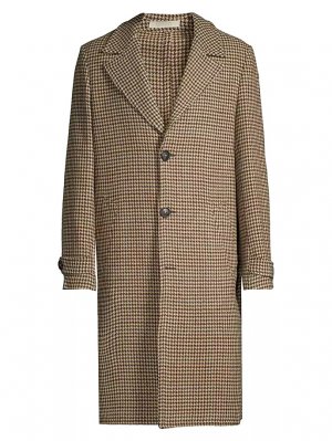Шерстяное пальто Rain2 с узором «гусиные лапки» , цвет pino Massimo Alba