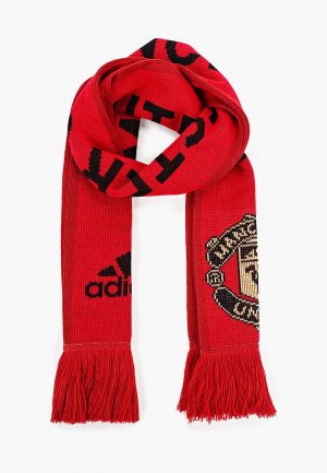 Шарф adidas MUFC SCARF. Цвет: красный
