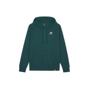 Embroidered Logo Sports Pullover Hoodie Unisex Tops Green AMT11550-TKK New Balance