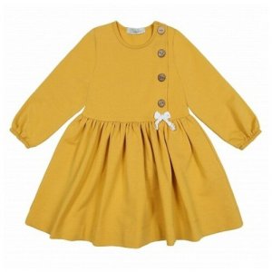 Платье для девочки, цвет жёлтый, рост 116 см BONITO KIDS. Цвет: желтый