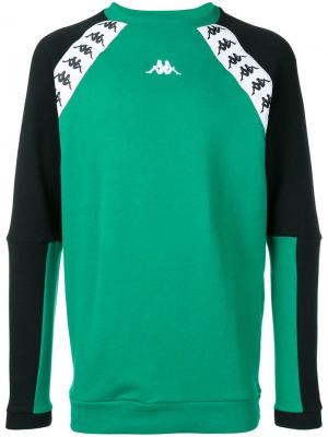 Классический свитер Kappa. Цвет: зеленый