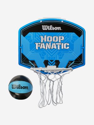 Набор для баскетбола Fanatic Mini Hoop, Синий Wilson. Цвет: синий