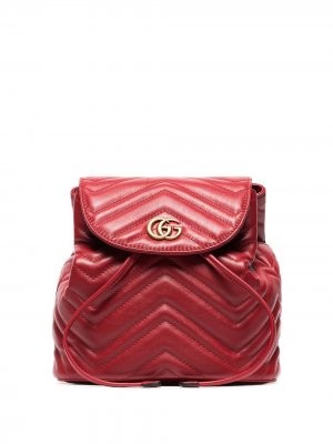 Стеганый рюкзак Marmont Gucci. Цвет: красный
