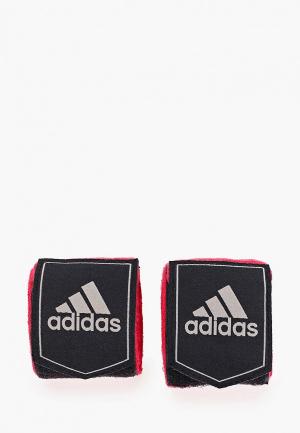 Бинты боксерские 2 шт. adidas Combat Mexican Style Boxing Crepe Bandage. Цвет: красный