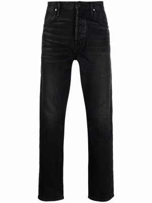 Зауженные джинсы средней посадки TOM FORD. Цвет: черный