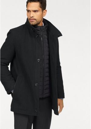 Шерстяное пальто Class International. Цвет: черный