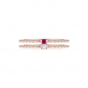 Женское кольцо из стерлингового серебра 1930 года с розовым золотом SAHA16012 Morellato