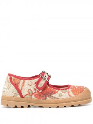 Туфли с цветочным принтом Vivienne Westwood. Цвет: нейтральные цвета