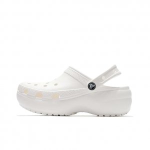 Classic Platform Clog White (Women s) Crocs