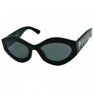 Солнцезащитные очки EP 208, черный Emilio Pucci. Цвет: черный