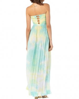 Платье Flynn Maxi Dress, цвет Lemon Lime Smoke Tiare Hawaii