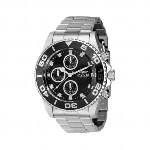 Invicta Pro Diver Chronograph Black Dial Quartz Divers 43405 200M Мужские часы