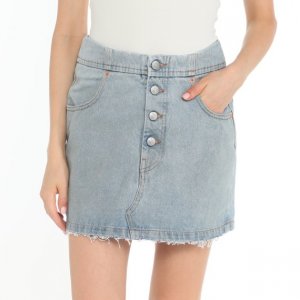 Юбки Mm6 Maison Margiela. Цвет: голубой