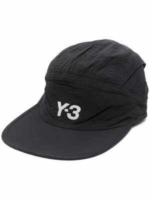 Logo-print drawstring cap Y-3. Цвет: черный