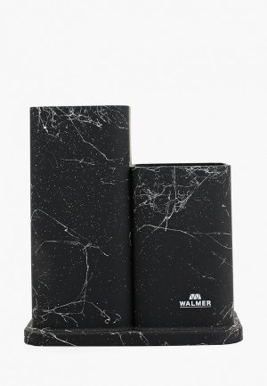 Подставка для ножей Walmer NORDIC, 23х21х12 см. Цвет: черный