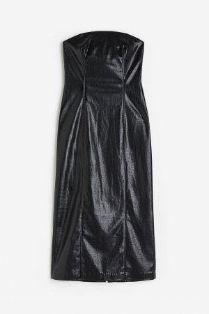 Платье-бандо с покрытием H&M