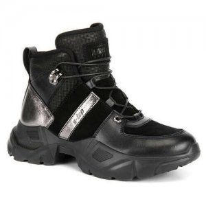 Женские зимние ботинки без каблука S-tep, черный, Размер 39 S-Tep
