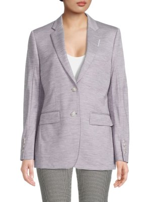 Шерстяная куртка космического окраса , цвет Grey Melan Burberry