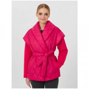 Куртка , размер 50, розовый Lo. Цвет: черный