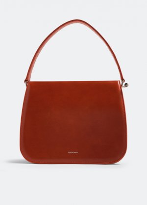 Сумка Semi-Rigid S Handbag, оранжевый Ferragamo