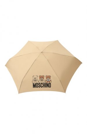 Зонт Moschino. Цвет: бежевый