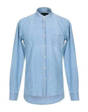 Джинсовая рубашка LABORATORI ITALIANI. Цвет: синий