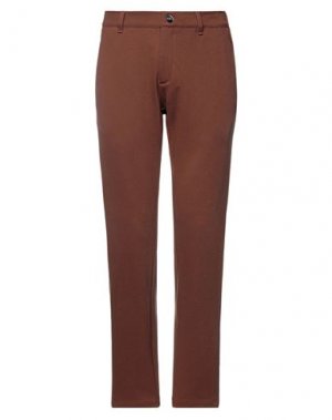 Повседневные брюки COMODO. Цвет: коричневый