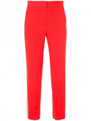 Классические спортивные брюки MSGM. Цвет: красный