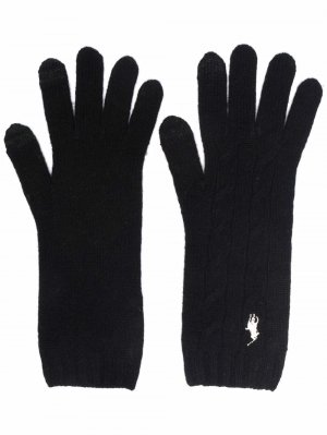 Перчатки Polo Pony Ralph Lauren. Цвет: черный