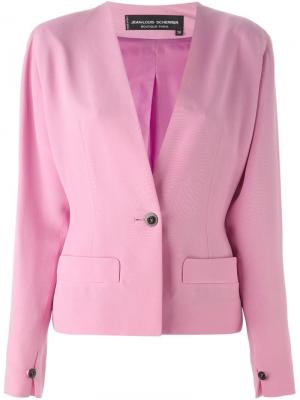 Укороченный пиджак Jean Louis Scherrer Vintage. Цвет: розовый