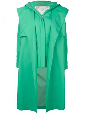 Длинная непромокаемая куртка Paskal. Цвет: зеленый