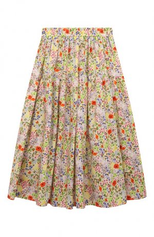 Хлопковая юбка Paade Mode. Цвет: разноцветный