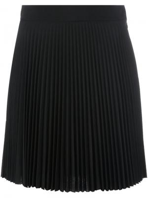 Плиссированная мини-юбка Antonio Berardi. Цвет: чёрный