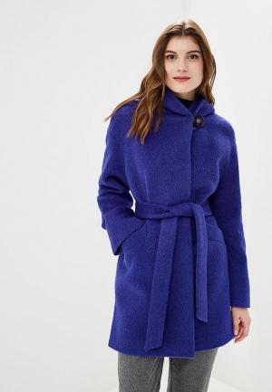 Пальто Style national. Цвет: синий