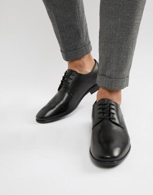 Строгие черные туфли дерби -Черный Base London