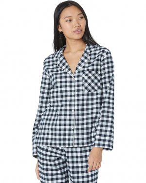 Пижамный комплект Ophilia Set Woven Plaid, цвет Black/White Check UGG