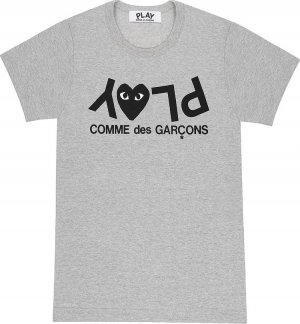 Футболка Comme des Garçons PLAY T-Shirt 'Grey', зеленый